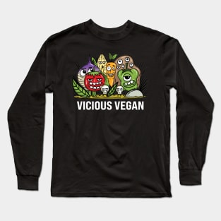 Vicious Vegan Long Sleeve T-Shirt